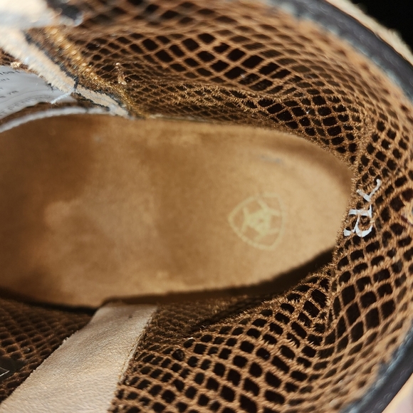 Ariat leapored print darlin booties size 7 - Picture 11 of 12